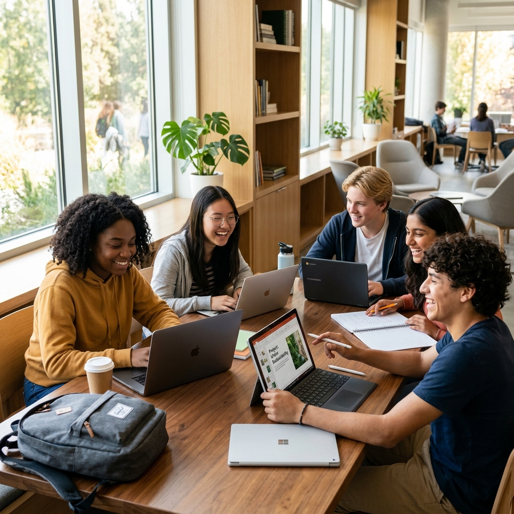 Students engaging in diverse opportunities